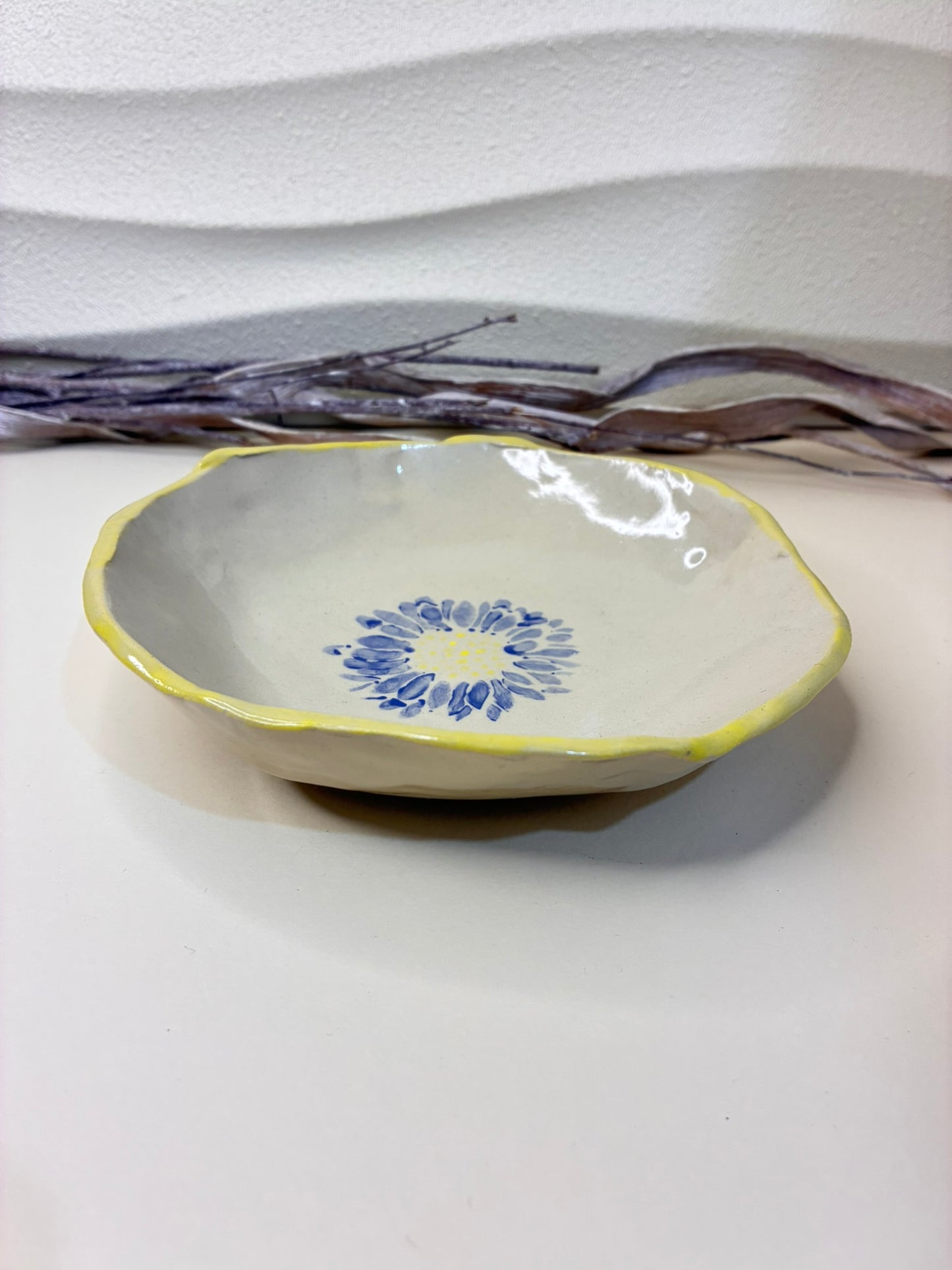 Blue Floral Bowl
