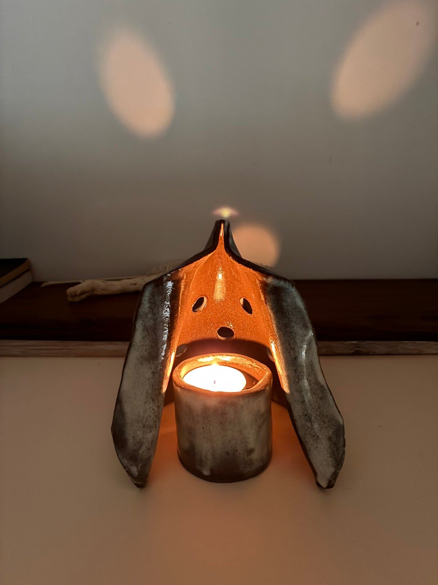 Oil Lamp Grey