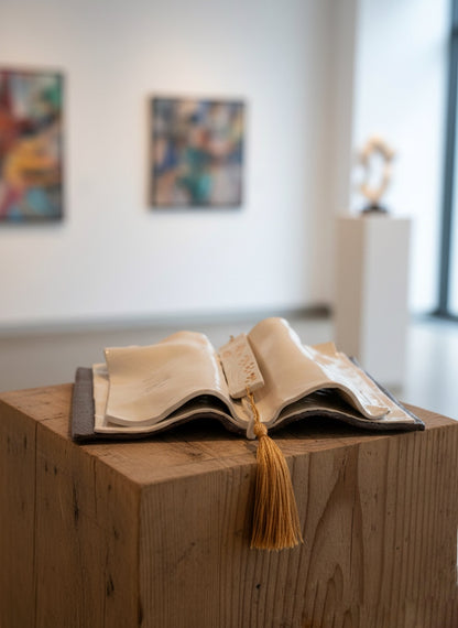 Open Book Sculpture