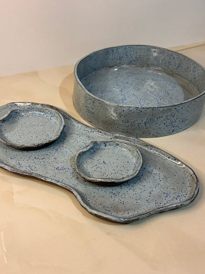 Blue Speckled Bowl