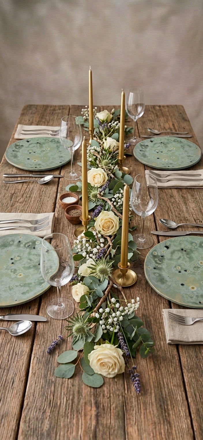 Mosstone Glaze Plate
