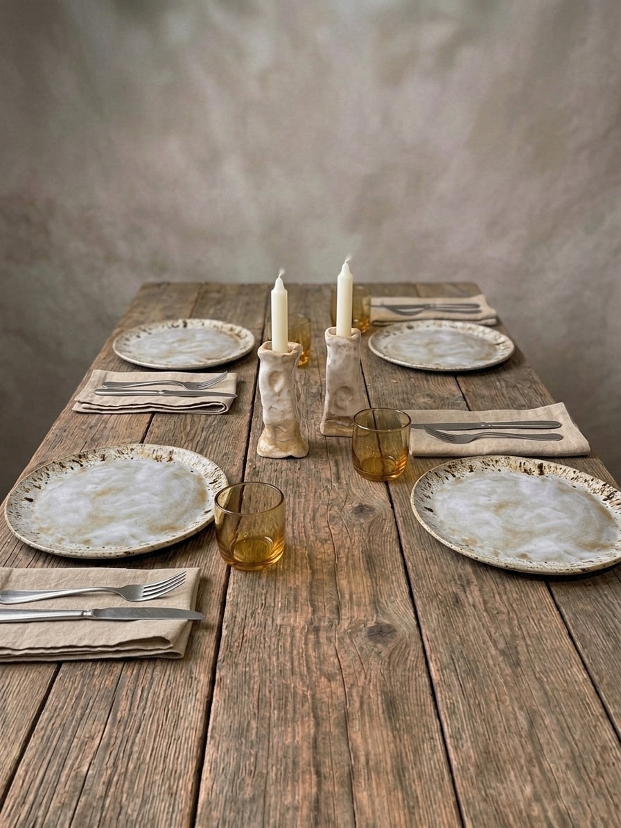 Speckled Large Plate