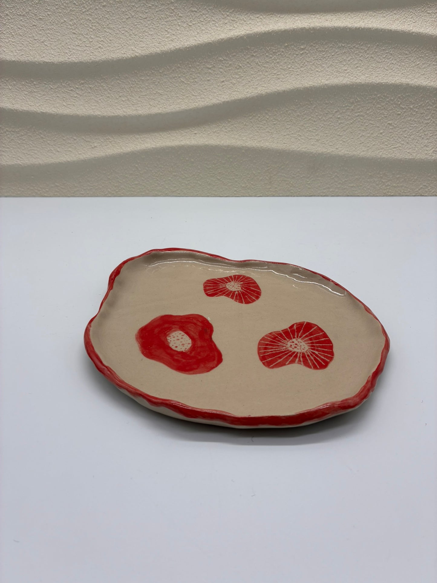 Shapeless Red Plate