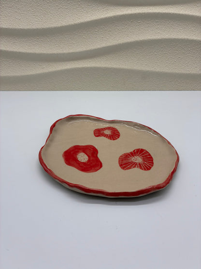 Shapeless Red Plate