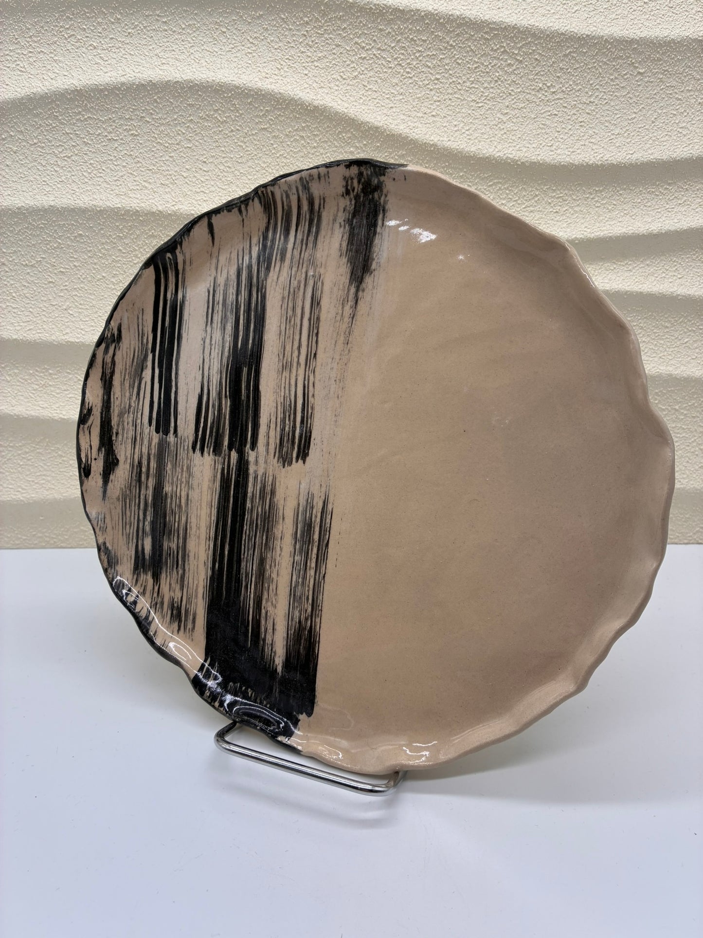 Brush stroke Large Plate