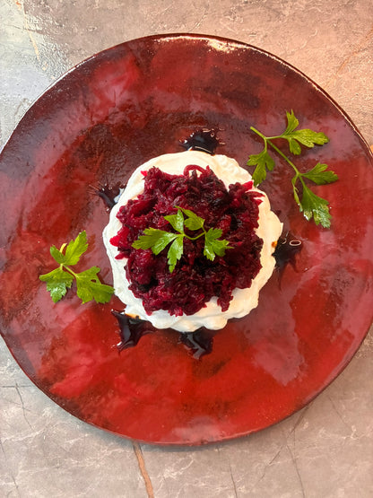 Crimson Earth Dinner Plate