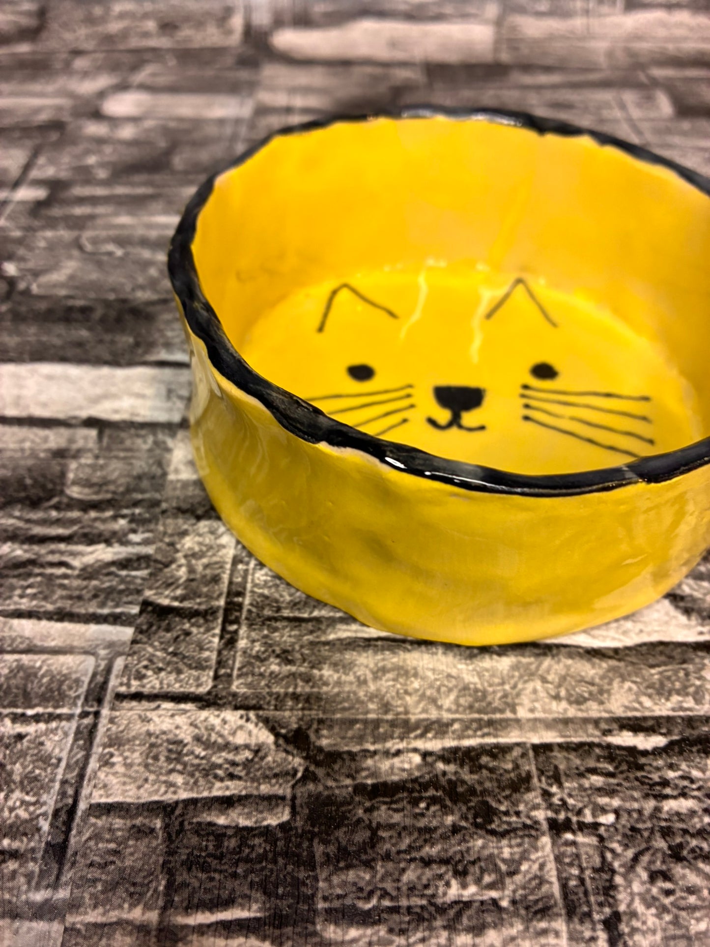 Whisker Smile Cat Bowl