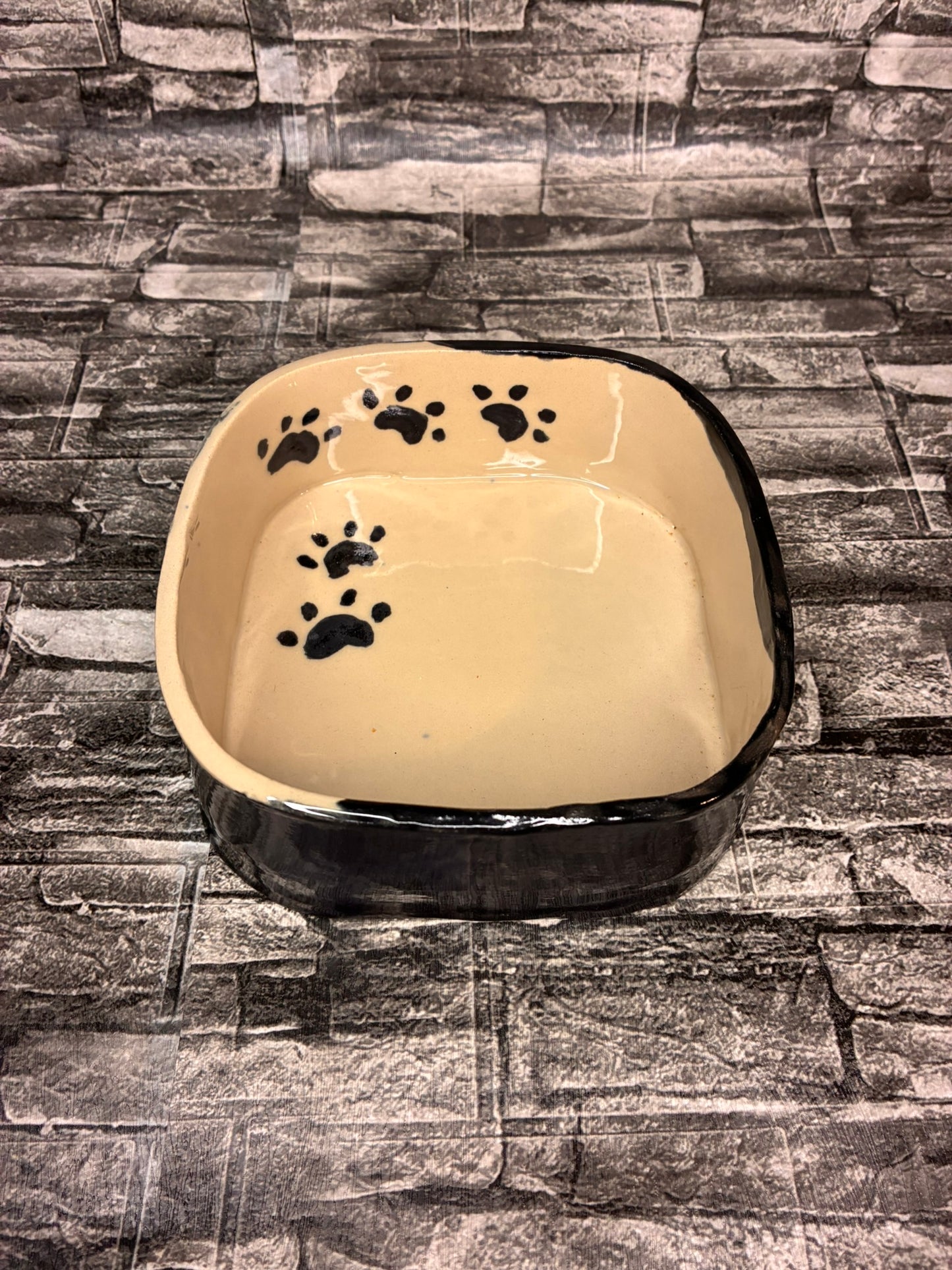 Paw Print Pet Bowl