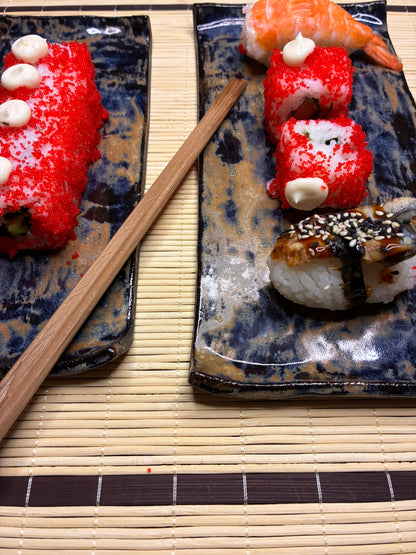 Midnight Tide Sushi Plate - Small