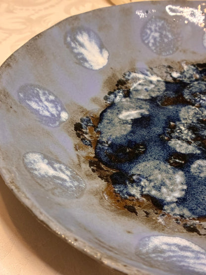 Frozen Dot Blue Plate