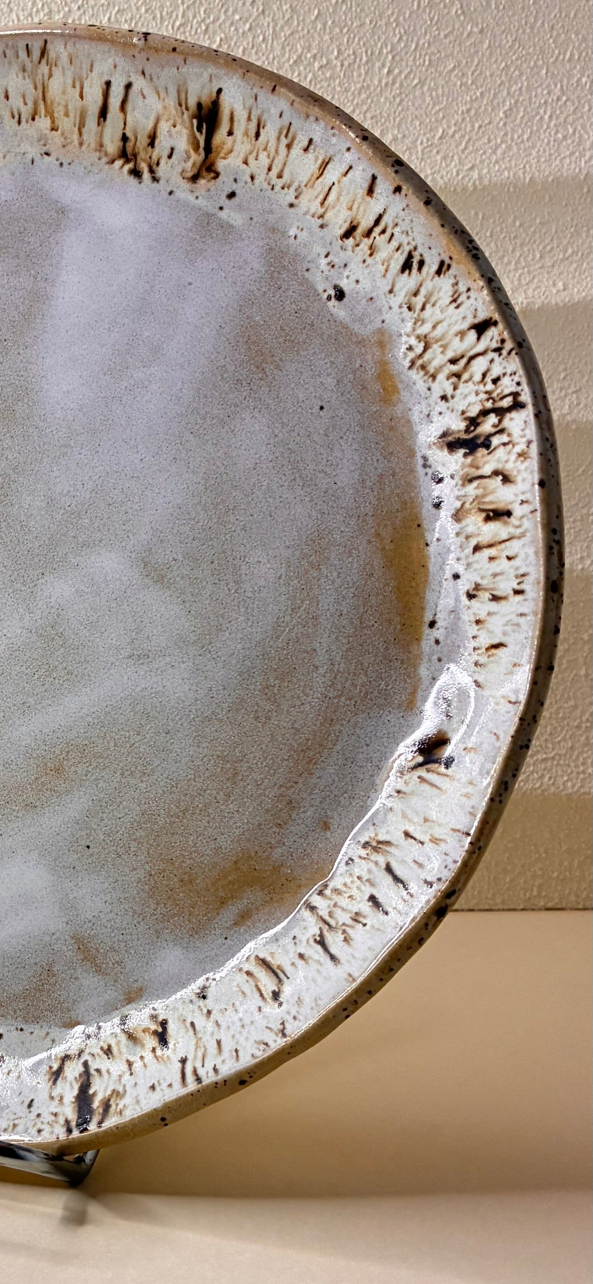 Speckled Large Plate