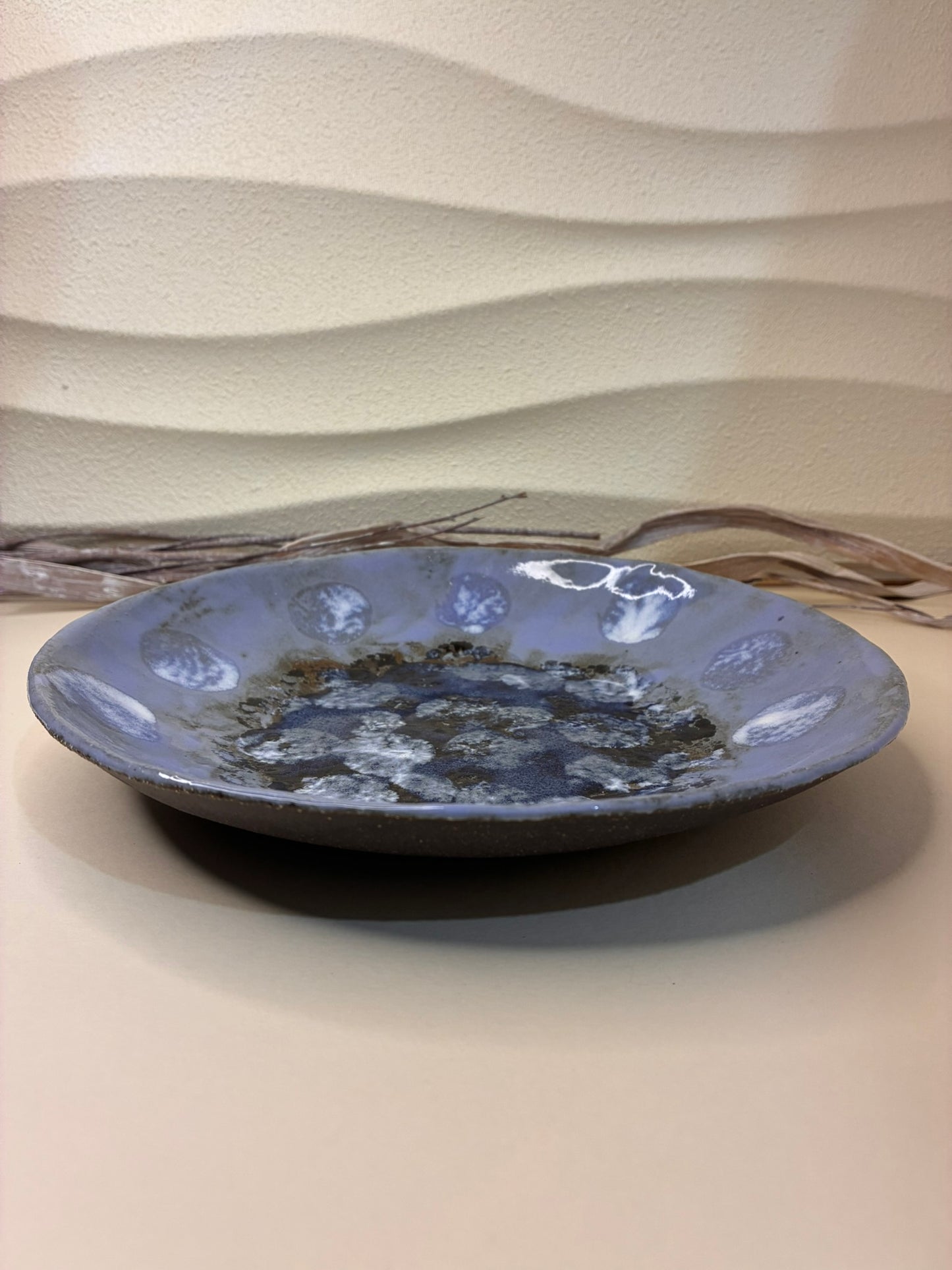 Frozen Dot Blue Plate