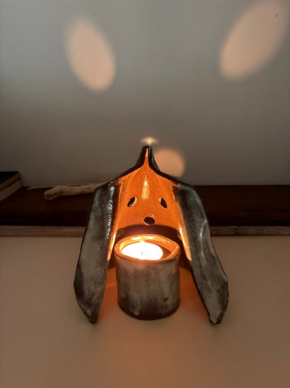 Oil Lamp Grey